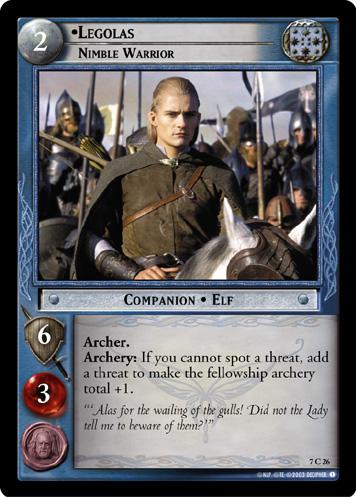 Legolas, Nimble Warrior